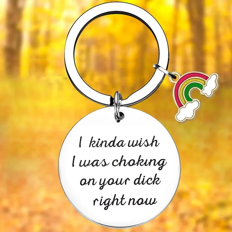 

Funny Valentines Day Gift Keychain Boyfriend Girlfriend Key Chain Pendant Jewelry Couple Gift