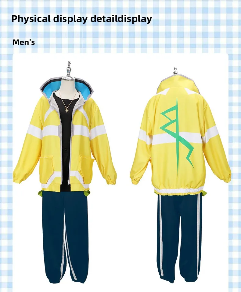 Men's Anime-Inspired Suit Cosplay Costume