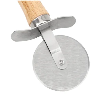 Roue à Pâtes Et Coupe-pizza Bewudy – Alliage Zinc Et Manche Bois – NEUF – Long Manche
