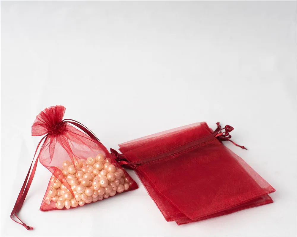 Elegant Organza Gift Bags for Special Occasions (50 Pack)