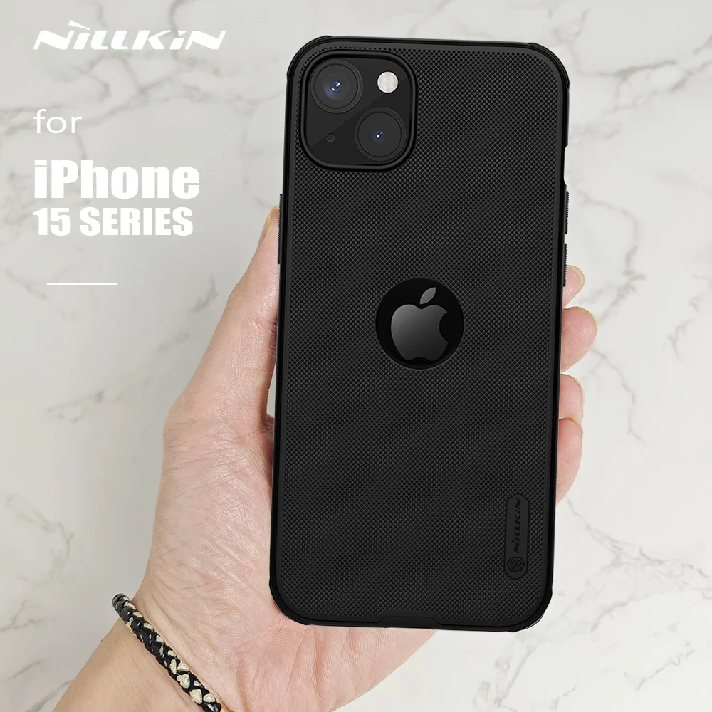 

Чехол Nillkin для iPhone 15 Pro Max, суперматовый чехол, ультратонкая жесткая защитная задняя крышка из поликарбоната для iPhone 15 Plus 15 Pro, чехол