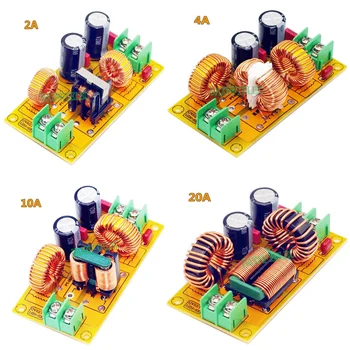 Filtro di alimentazione DC LC filtro di interferenza anti-elettromagnetica EMI filtro ad alta frequenza 2A/4A/10A/20A