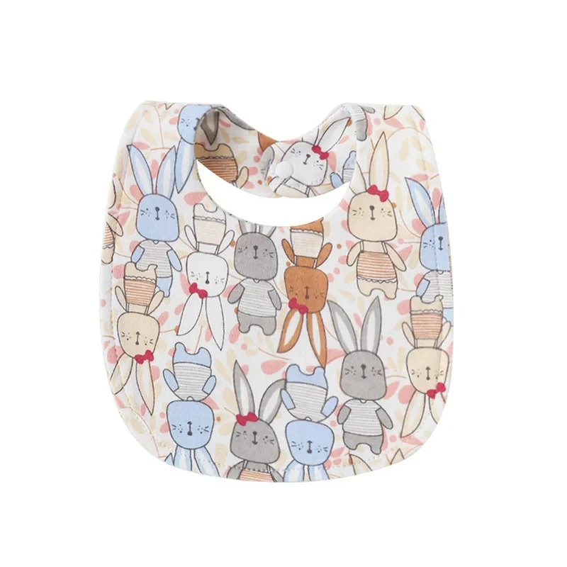 Tiny Tide Cartoon Cotton Bib Set/4 5