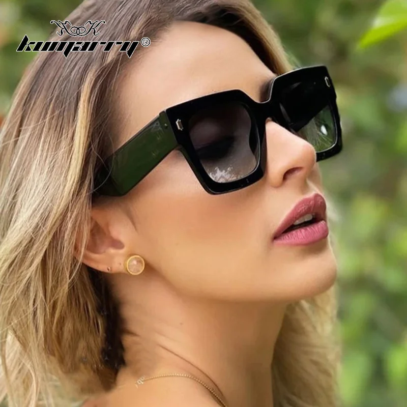 

KUMARRY Vintage Sunglasses Men/Women's Sun Glasses 2023 Brand Designer Sunglass Large Frame Fashion Eye Wear gafas de sol UV400