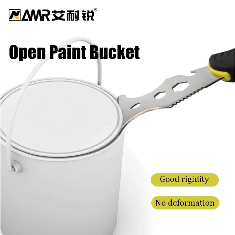 15 in 1 Multi Use Putty Knife Stainless Steel Paint Scraper Removal Construction Tool for Wallpaper Can Opener Home DIY 5