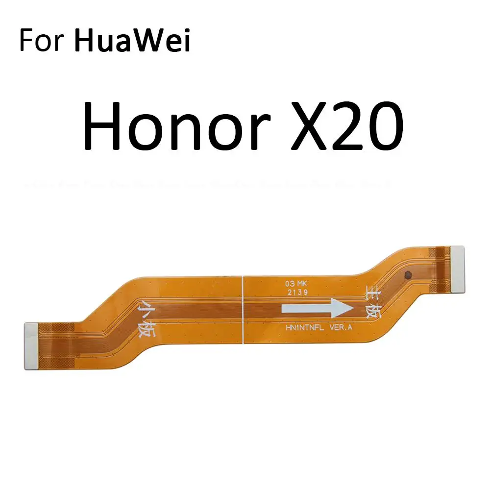 메인보드 마더보드 LCD 디스플레이 커넥터 플렉스 케이블 화웨이 Honor X10 X20 SE X30 Max X30i X40 GT X40i X7 X8 X9 X9a용
