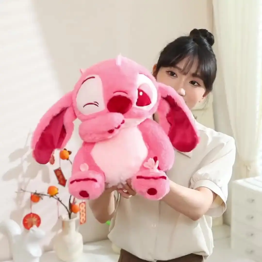 30/45/70cm Big Size Disney Sakura Series Stitch Plush Toy