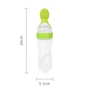 Squeezing Feeding Bottle Silicone Newborn Baby Training Rice Spoon Infant Cereal Food Supplement Feeder Safe Tableware Tools 3