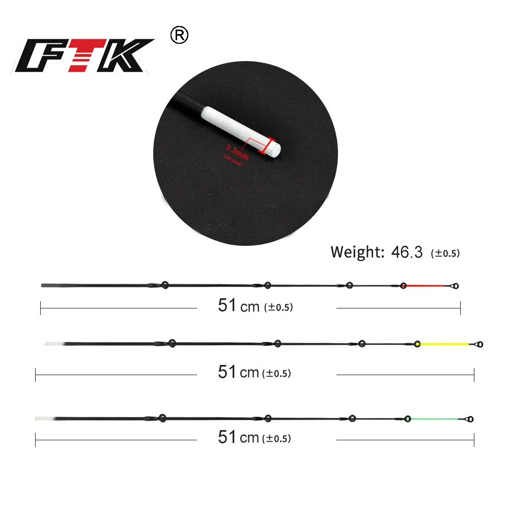 FTK-caña de pescar de fibra de carbono, 1 Juego, 120g-H/120g-M/120g-L, Lucio, Spinning Casting, Spinning, señuelo, de Japón