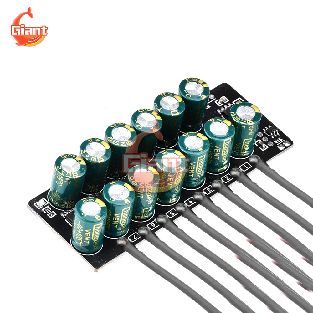

2A 3S 4S 6S 7S Capacitive Active Equalizer Module Lithium Iron Phosphate Ternary Lithium Battery Active Balancer Energy Transfer