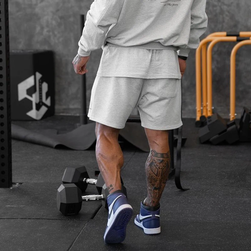 Summer New Men's Shorts Sports Fitness Cotton Training Five Point Pants Jogger Gym Running Bodybuilding Basketball Shorts