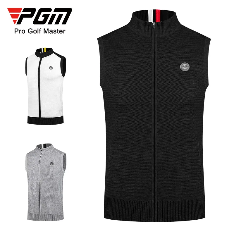 pgm-men's-sweater-new-autumn-and-winter-golf-men's-vest-wool-fabric-warm-stand-up-collar-vest-golf-supplies
