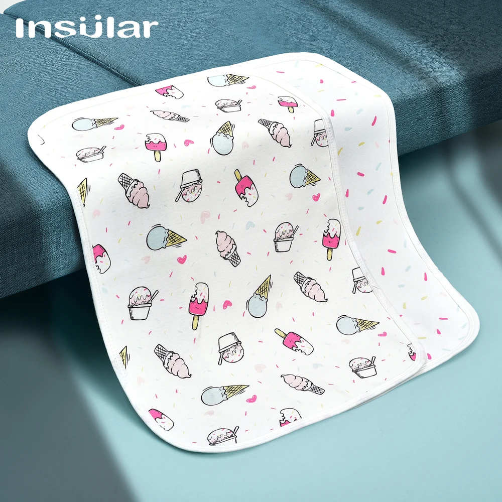 Insular Portable Baby Foldable Waterproof Diaper Nappy Changing Mat Travel Pad Bedding Accessories Change Play Cover Baby Cares diaper changing pad diaper changing mat