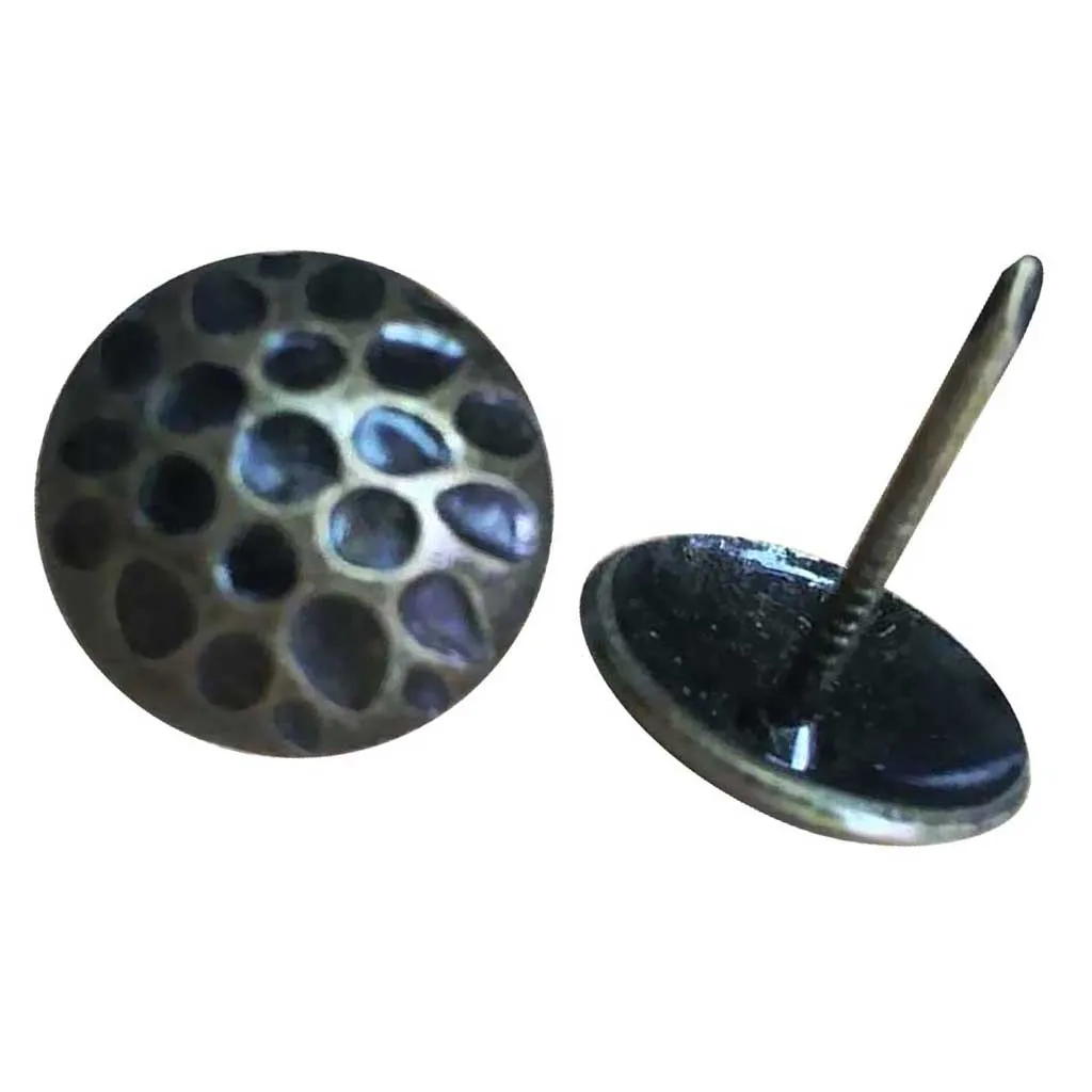 100 DOTS CRAFTS FURNITURE UPHOLSTERY NAILS STUDS TACKS WOOD CHEST 19x20MM