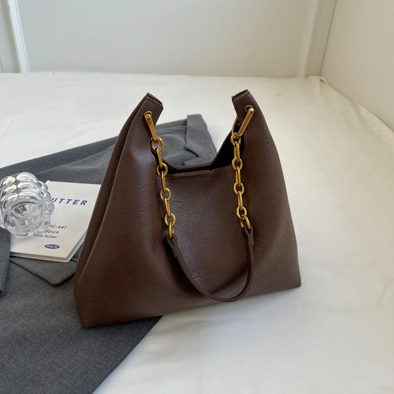 Schwarze 2-teilige Tragetasche für Damen, hohe Kapazität, Verbundtasche, Vintage-Pu-Lederhandtasche, Kaffee-Pendler-Unterarm-Umhängetasche, Khaki – Detail 10