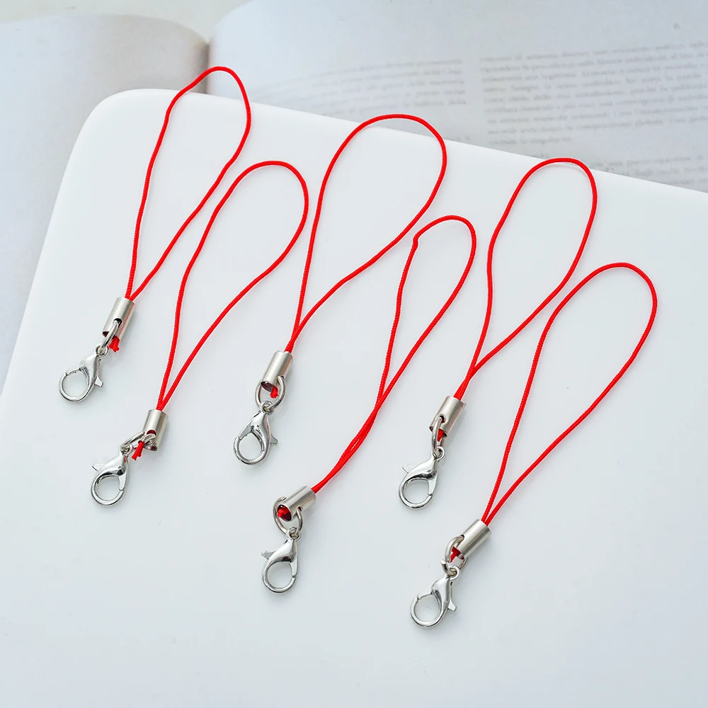 Lanyard Cord Set with Lobster Clasp Keychain Accessories - Pack of 20