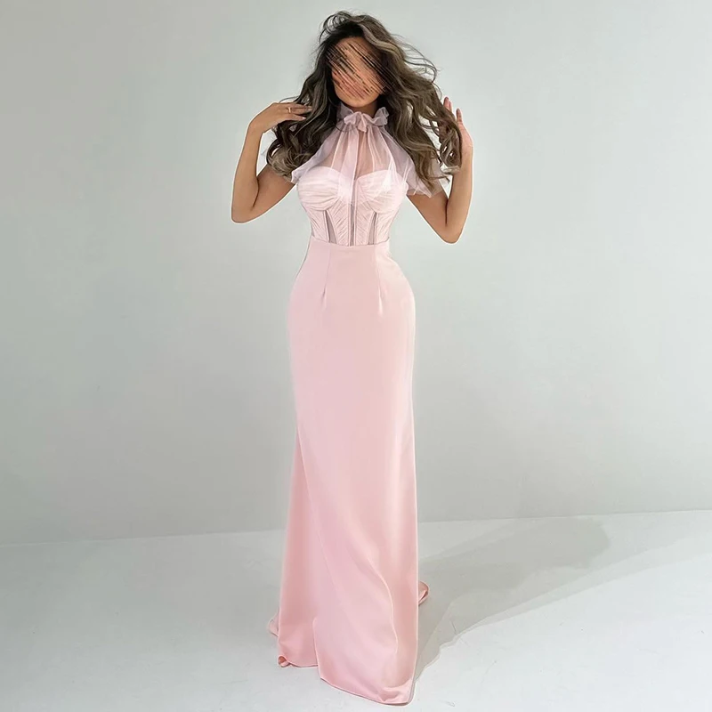 

Thinyfull Pink Mermaid Prom Evening Dresses Sexy Sweetheart Floor Length Night Dress Formal Cocktail Party Prom Gowns Plus Size