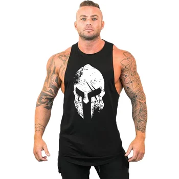 2024 Nuovo Cotone Allenamento Palestra Canotta Mens Muscolare Senza Maniche Abbigliamento Sportivo Camicia Stringer Moda Bodybuilding Canotte Fitness Vest 1