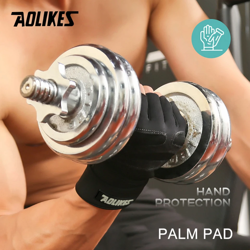 Half Finger Gym Gloves Heavyweight Sports Exercise Weight Lifting Gloves Body Building Training Sport Fitness