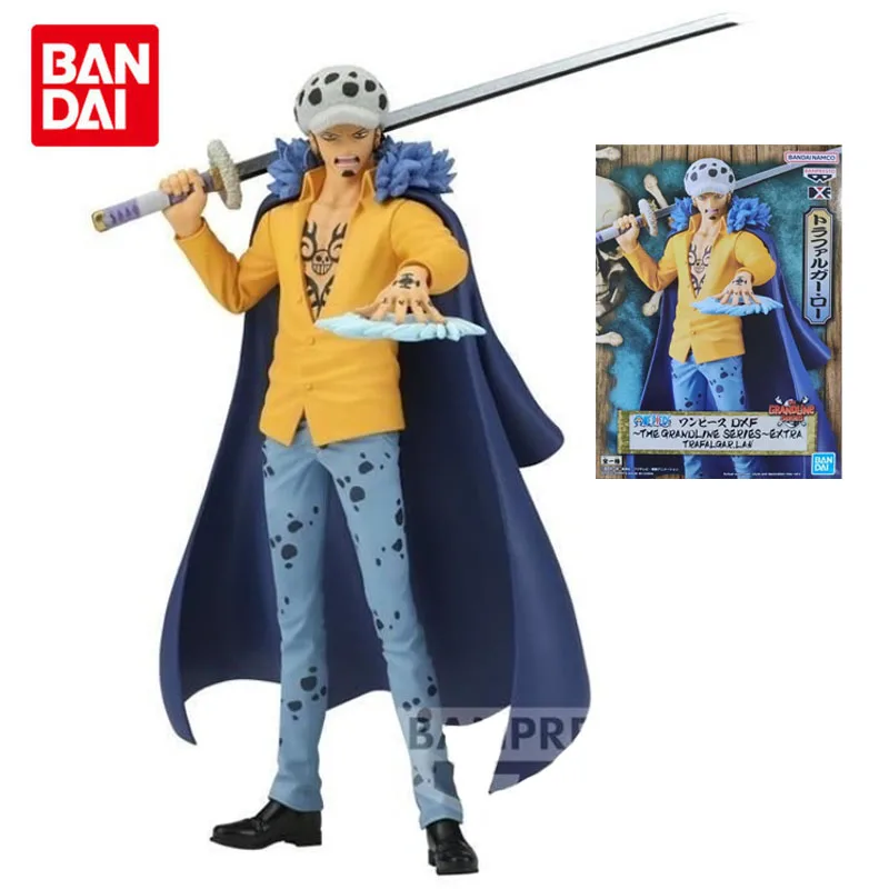 

Bandai Original DXF EXTRA ONE PIECE Anime Figure Trafalgar D. Water Law Action Figure Toys For Boys Girls Kids Birthday Gifts