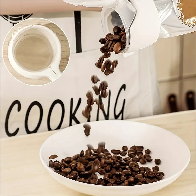 Sealing Clip For Oct Beans Food Bag Pour Spouts 3pcs/Set Random Color Effortlessly Dispense Oats