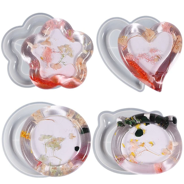 Epoxy Resin Mold Crystal Jewelry Heart Pendant - Pendant Silicone Mold  Round Heart - Aliexpress