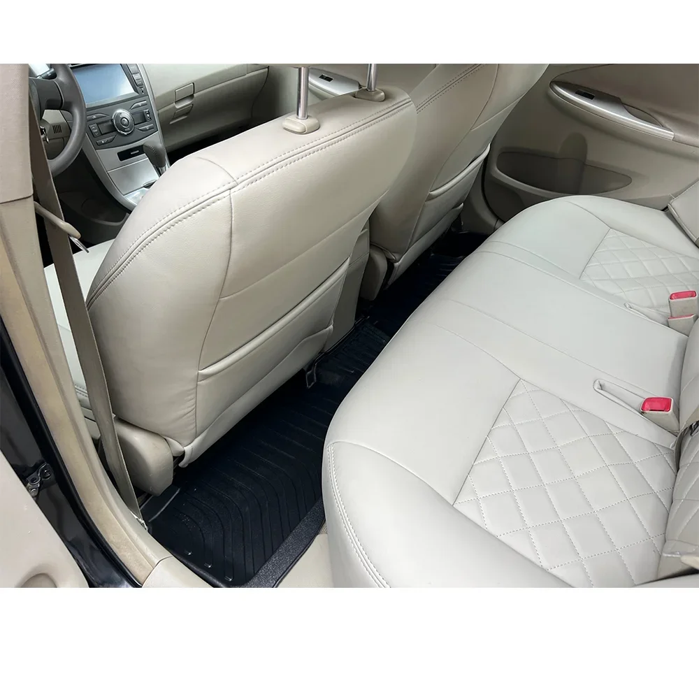 Set 4 Tappetini Auto In Gomma 3D Per Lexus ES VII (2018-oggi), Antiscivolo E Impermeabili + Raschietto