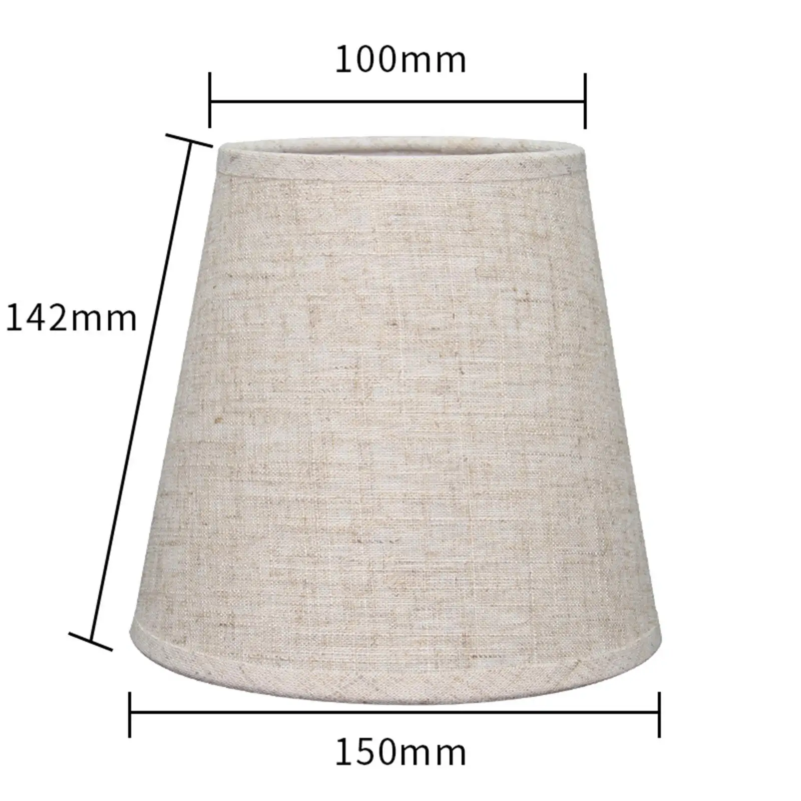 Burlap Lamp Shade Hand Crafted Jute Cloth Lamp Cover for Desk Lamps Floor Light