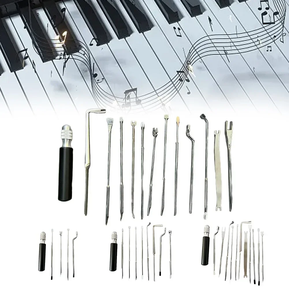 ATOZS Kit 12 Pezzi Per Riparazione E Accordatura Pianoforte - Chiavi E Strumenti - Foto 6