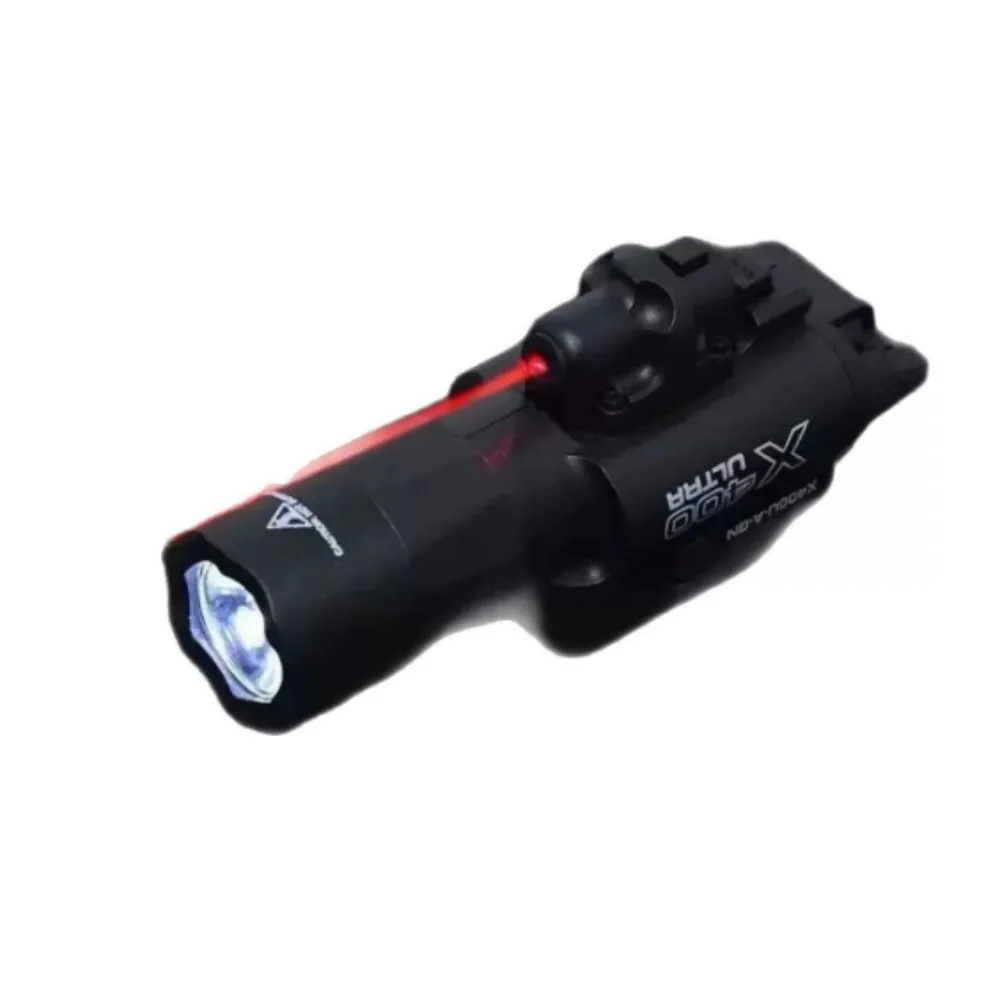 Neuer Stil X400 und X300 LED Scout-Licht für Pistolen, passend für 20mm Schiene, Airsoft-Hänge-Taschenlampe mit Laserlicht für die Jagd – Detail 6