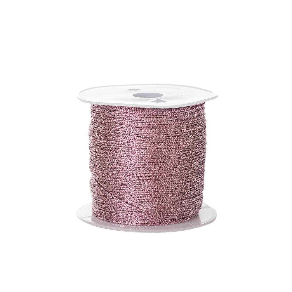 Premium 0.4mm Nylon Satin Cord - 50m for Jewelry Making, Beading, and Knot Crafting