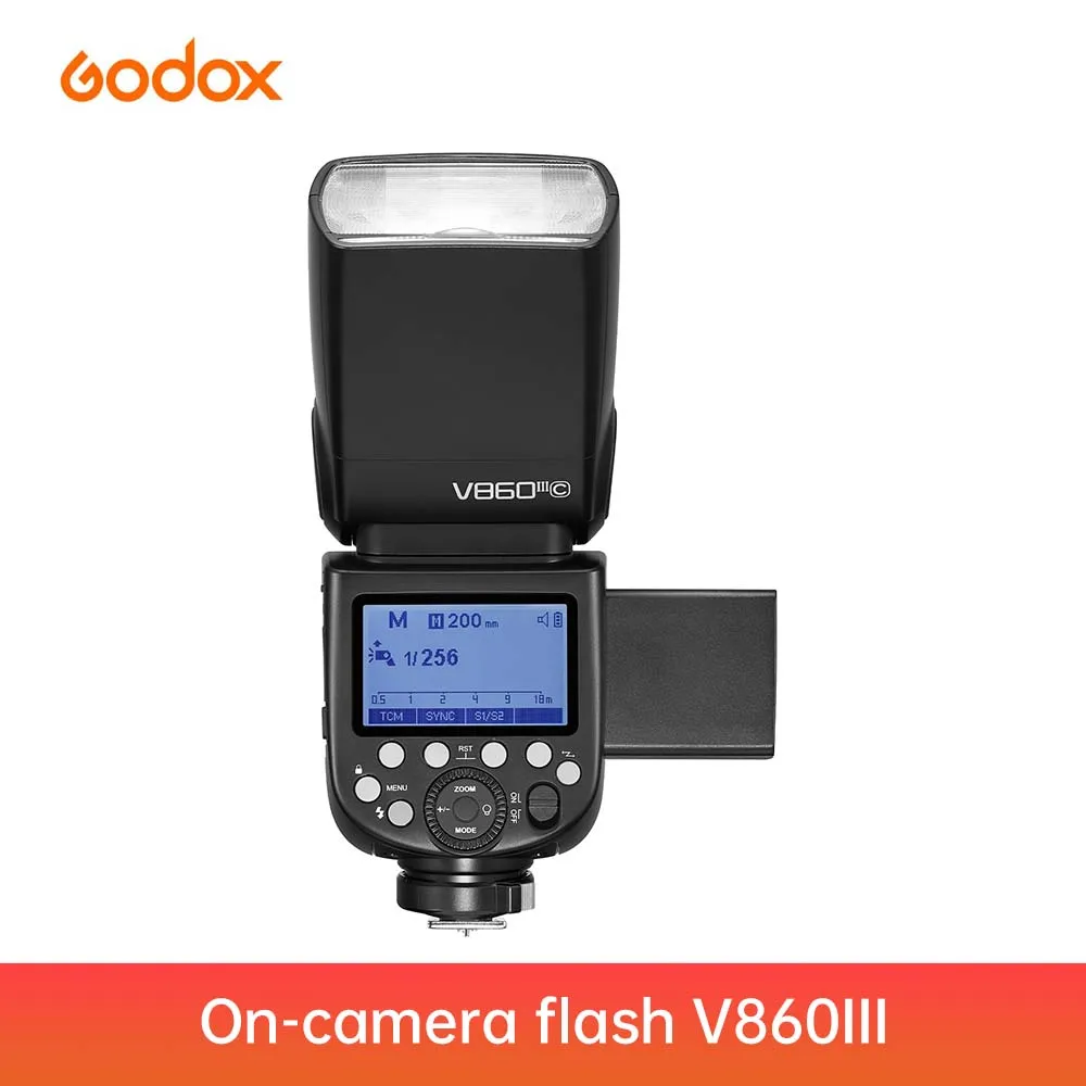 갓옥스 V860III TTL HSS GN60 2.4G 무선 스피드라이트 리튬이온 배터리 플래시 (캐논, 니콘, , 후지, 오리지널 펜탁스 카메라용)