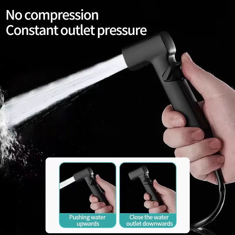 Toilet Flushing Gun Household Toilet Flushing Gun Faucet Washer Toilet Flushing Gun Bidet Sprayer Head Companion High-Pressure Bidet