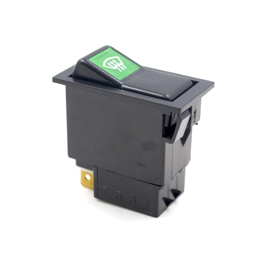 1PC Lkw Bagger Kran Auto-styling Geändert Rocker Schalter Taste Universal motor stop + larme/fan/power/wischer/nebel lampe schalter