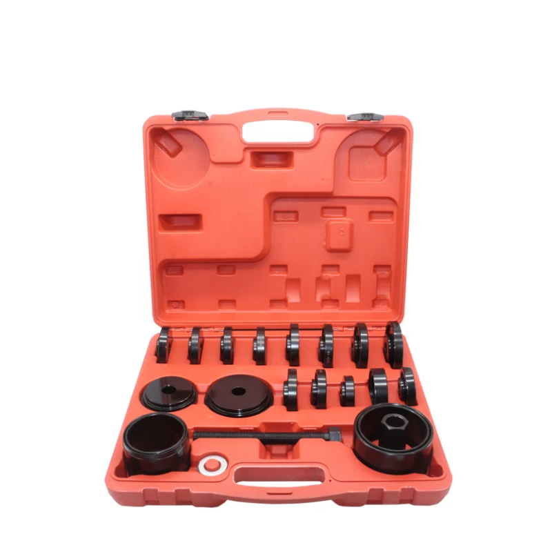

23Pcs Front Wheel Drive Bearing Press Kit Removal Adapter Puller Pulley Tool Kit