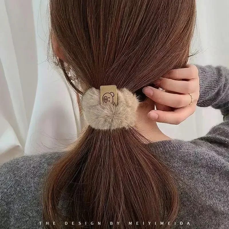 New Korean Plush Hair Ties β Soft, Stylish & Super Stretchy 1