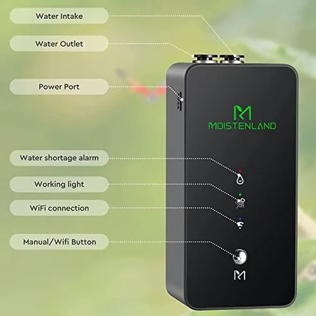 WiFi Reptile Mister Terrariums Misting System Snake Python Tortoise Gecko Lightweight 120G Aquarium Control via SmartLife App 3
