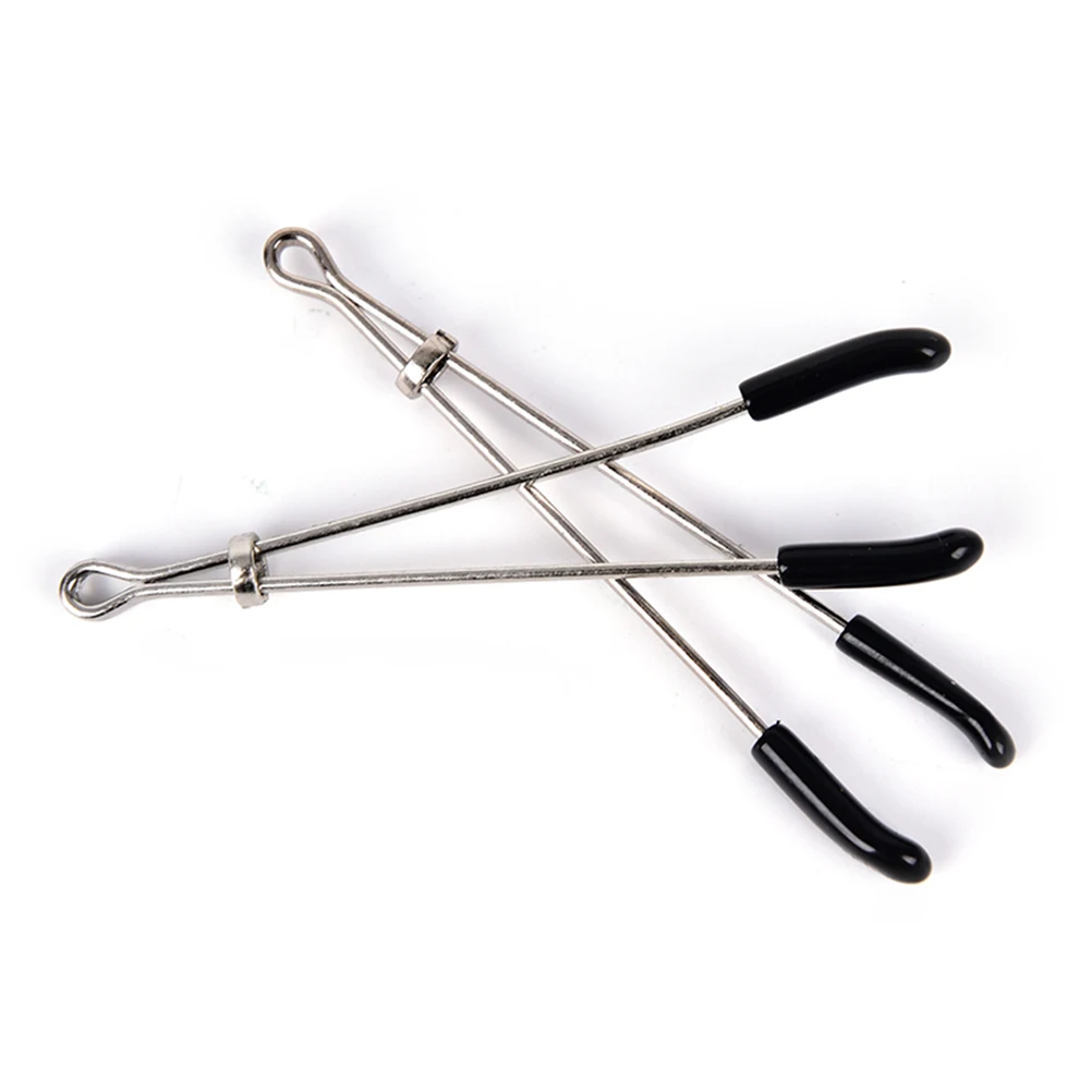 

2PCS/set Nipple Clips For Couple Female Steel Clamps Breast Exotic Accessories