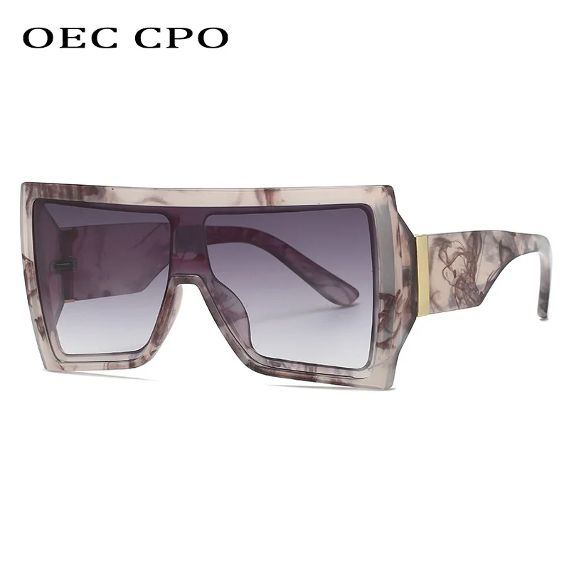 

Oversized One Piece Sunglasses Women Men 2023 Trends Colorful Square Sun Glasses Female Fashion Punk Eyewear Ladies Shades UV400