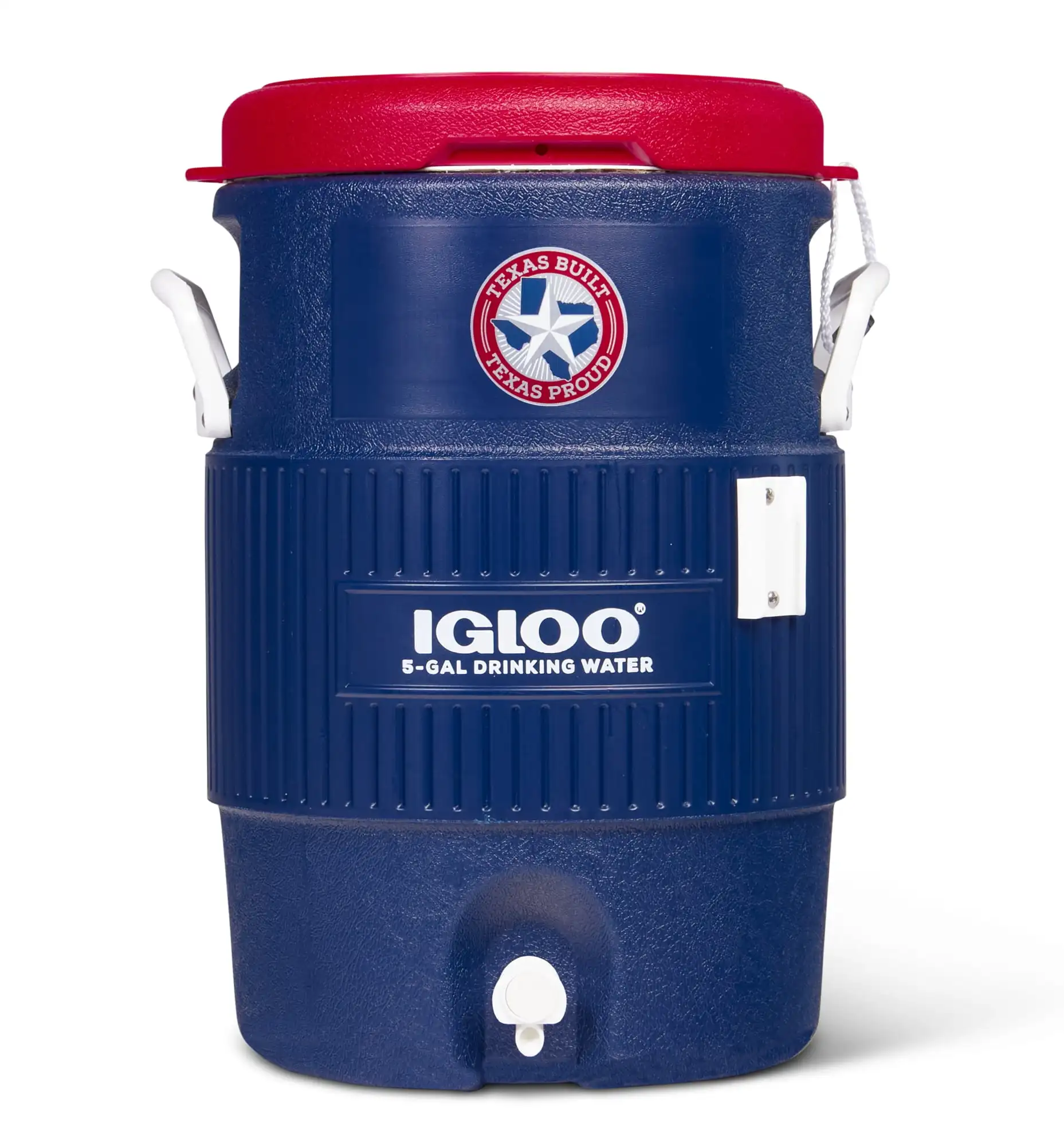 

Igloo 5-Gallon Heavy Duty Seat Top Polyethylene Water Container - Blue Texas Edition