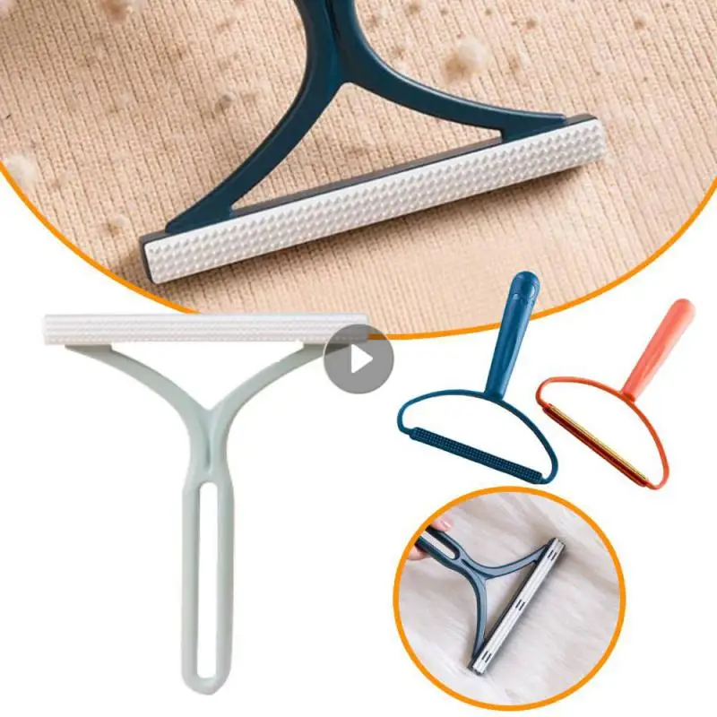 DoubleSideLintShaverBrushesForClothesCarpetSweaterPetFurHairHairballRemoverFluff