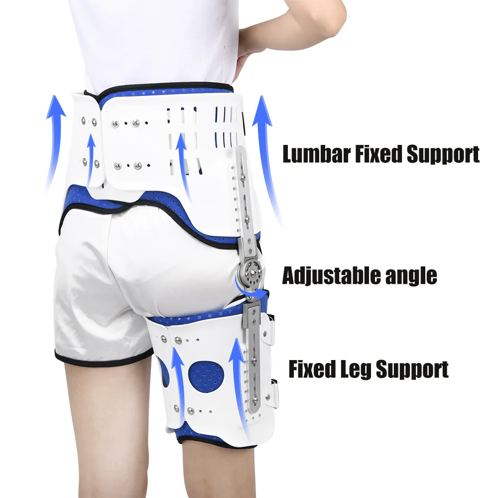 Adult Hip Immobilization Brace Hip Immobilizer Abduction Bracket Sprain Protection Injury Arthritis Orthosis Fixation-hip immobilization brace