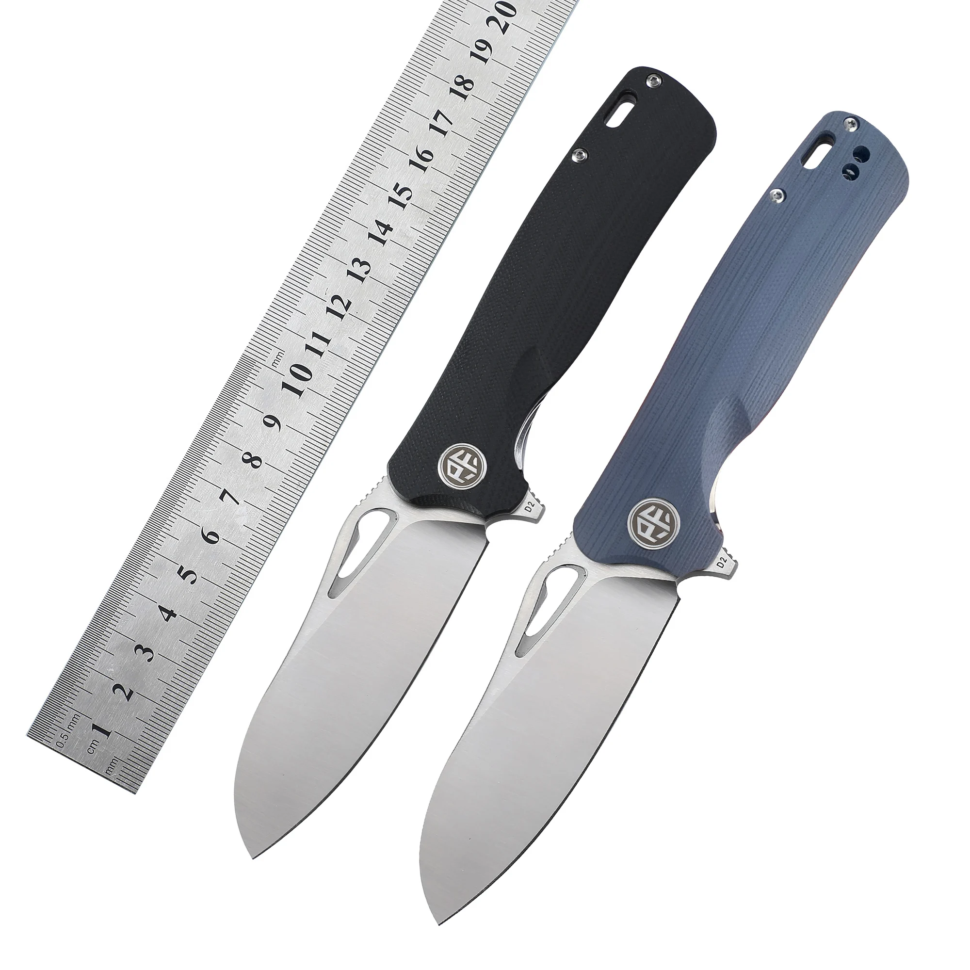 Petrified fish PF868 Ball Steel Bearing D2 Blade Folding Knife flax Handle Camping Survival EDC Hand Tool | Инструменты