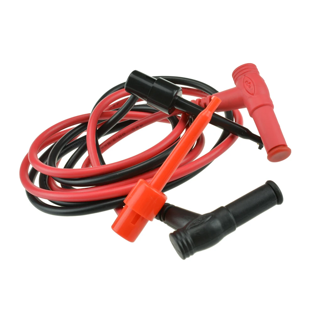 1M 4mm Alligator Clip to Banana Plug Test Cable Lead Connector Dual Probe Crocodile Clip For Multimeter Measure Tool 1 Pcs alligator clips test leads test cable lead test cable connector test lead cable test cable