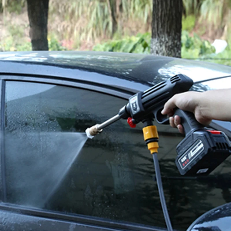 High pressure washer gun Electric water spray gun High pressure washer High pressure sprayer Garden Cleaning Washer High Pressure Wash Gun For Household Car Irrigation Tools For Makita 30Bar Cordless Without Battery Kit