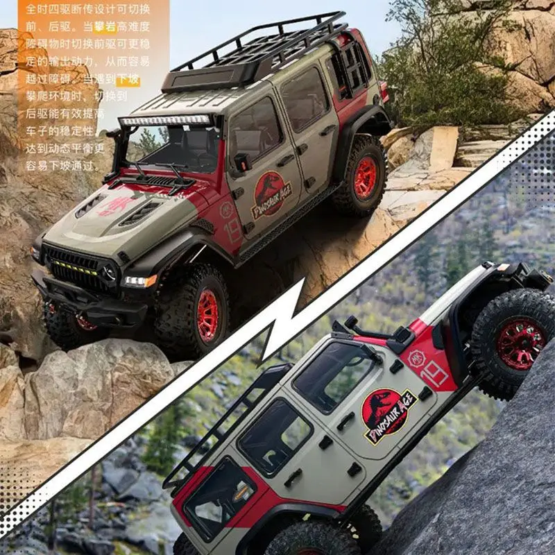 In Stock Corolla 1/7 Climbing Car MK-07 Remote Control RC Jurassic Simulation Model Car Dual Speed Boy Toy Christmas Gift 2