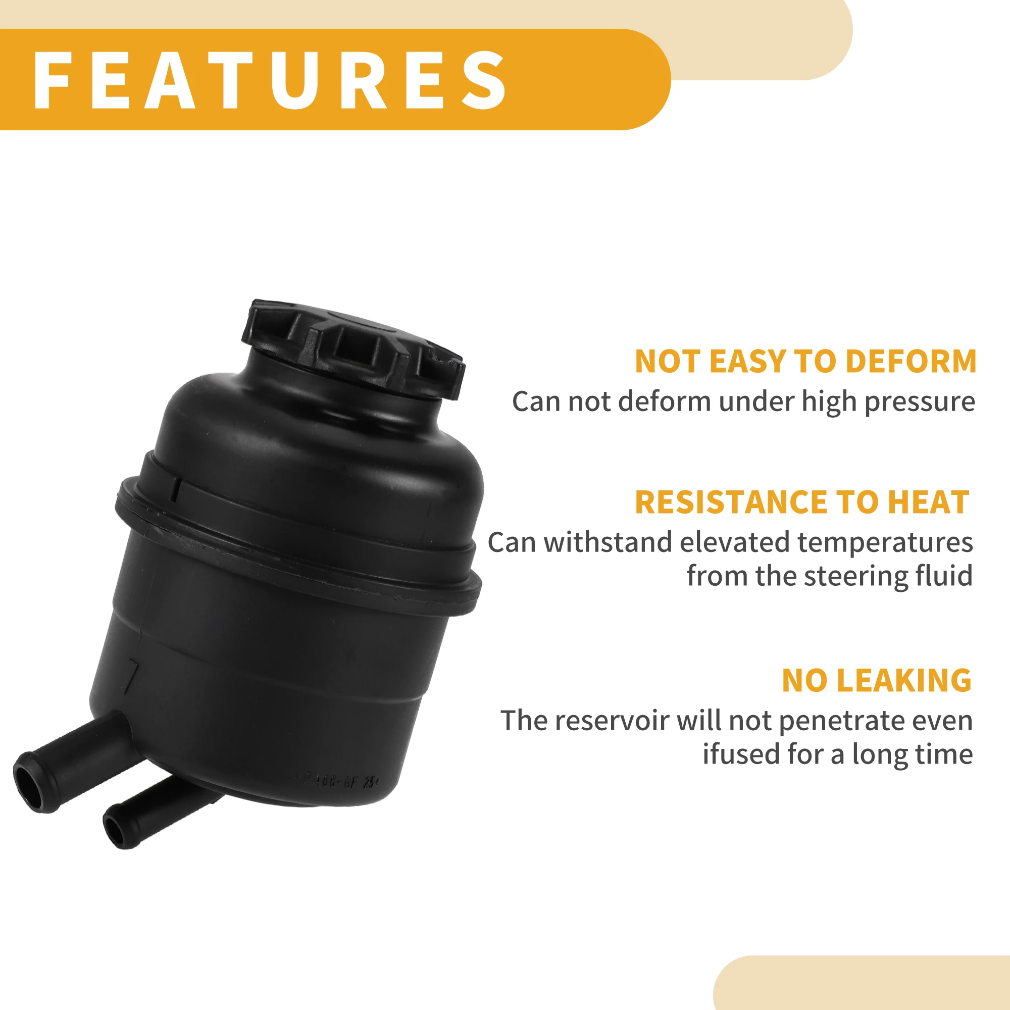 UXCELL Automotive Power Steering Reservoir No.32416851218 for BMW 125I 2009 2010 2011
