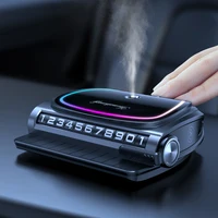 Solar car mounted aromatherapy perfume for cars High grade parking sign Men's decorations Atmosphere light Car mounted automatic 4