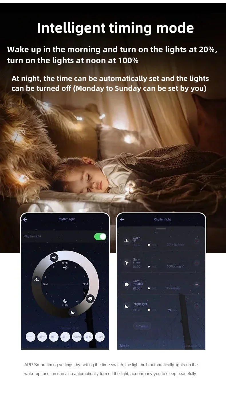 LED Intelligent Ceiling Light Tuya WiFi RGB Dimmable Alexa Voice Controlled Google Home Living Room Bedroom Indoor Lighting