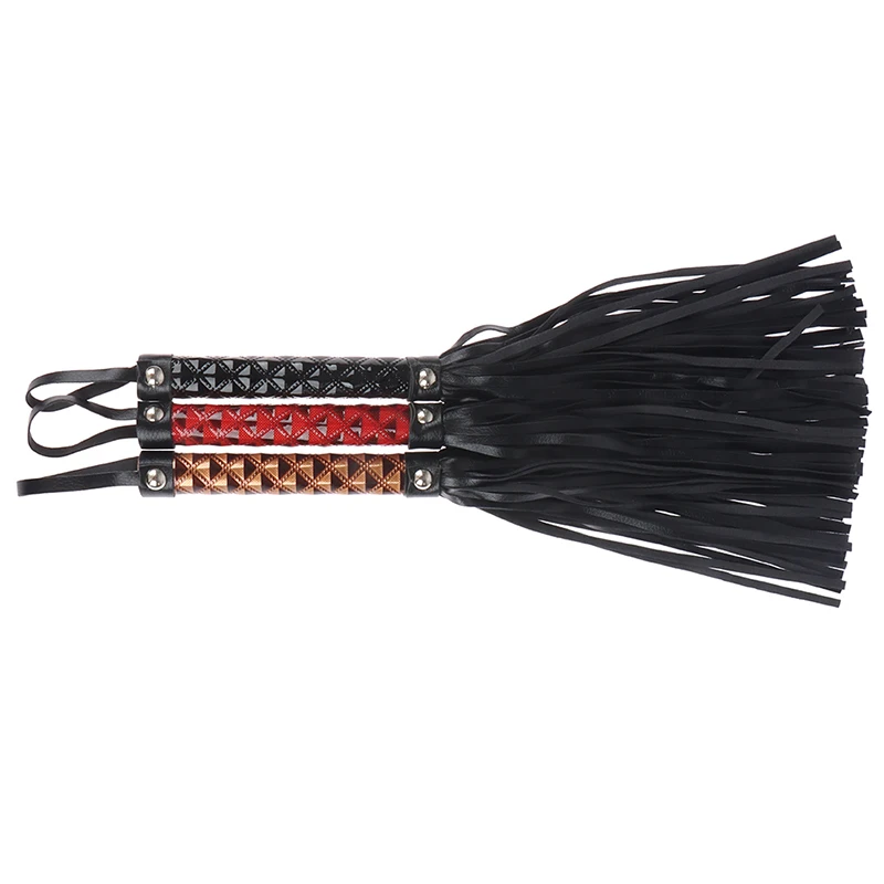 Outdoor Non Slip Leather Braided Horse Racing Whip Equestrian Riding Crops NEW 3